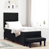  Krevet s opruga kutije s uzglavljem Crna 80 x 200 cm tkanina | shoptok.hr