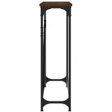  Konzolni stol boja hrasta 102 x 22,5 x 75 cm konstruirano drvo | shoptok.hr