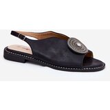 S. BARSKI Shiny Women's Sandals With Decorative Detail S.Barski | Shoptok.si