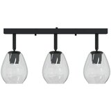 vidaXL Crna, Prozirna Metal, Staklo Srednje Moderno Tavan reflektor | shoptok.hr