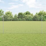 vidaXL Vrtna ograja Set Set 2 Cinkano jeklo 25 x 1.2 m Vrtna ograja Cene
