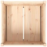  Vrtna sadilica 70 x 70 x 70 cm od masivne borovine | shoptok.hr