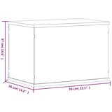  Kutija za izlaganje prozirna 56 x 36 x 37 cm akrilna | shoptok.hr