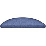  Prostirke za stepenice 30 kom 56x17x3 cm plave poluokrugle | Shoptok.si