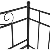 vidaXL Okvir za krevet na razvlačenje crni metalni 90 x 200 cm | shoptok.hr