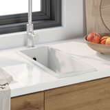  Kuhinjski umivaonik Bijelo 21 x 44 x 14 cm Granit | shoptok.hr