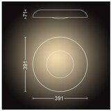 Philips 32613/48/P6 - LED prigu&amp;scaron;iva svetiljka Hue STILL LED/27W/230V + daljinski upravljač Slike