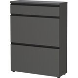 Germania Antracitno sivi ormarić za cipele 80x107x29 cm Baldone – Cijene