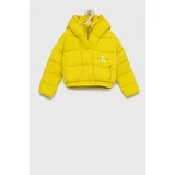 Calvin Klein Jeans Dječja jakna boja: žuta