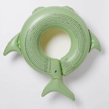 Sunnylife napihljiv otroški plavalni obroč shark tribe khaki | Shoptok.si
