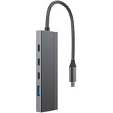 INF 5-v-1 usb-c razdelilnik s hdmi, usb 3.0 in polnjenjem usb-c pd, (21778802) Cene