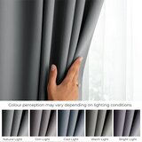 Restilo zasłona BLACKOUT kolor szary szarfa upinająca styl klasyczny taśma materiał blackout 285x250 | shoptok.hr