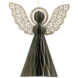 Dekordom Ukras za jelku Hanging paper angel 20cm 709260 - Grey - KMG Dekordom Ukras za jelku Hanging paper angel 20cm 709260 - Grey - KMG Slike