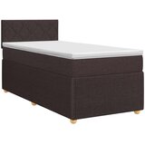  Boxspring krevet s madracem Tamno smeđa 80 x 200 cm Tkanina | shoptok.hr