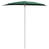  Vrtni polovični senčnik 180x90 cm zelen, (20800971) | Shoptok.si