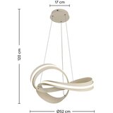 Novel VISEČA LED-SVETILKA 36 W/4800 lm/3000-6500 K/220-240 V/ | Shoptok.si