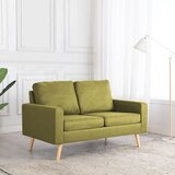 vidaXL kavč dvosed zeleno blago | Shoptok.si