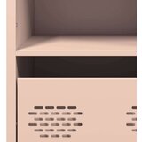 vidaXL Visoka komoda ružičasta 101,5x39x103,5 cm od čelika | shoptok.hr
