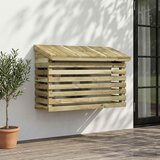  Pokrov za klima uređaj 90x40x60 cm Impregnirana borovina | shoptok.hr