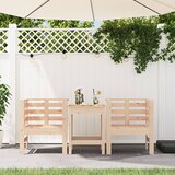  Vrtne stolice 2 kom 61,5 x 53 x 71 cm od masivne borovine | Eponuda.com