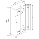 Hanah home ormarić za skladištenje Js1028 light grei | ePonuda.com