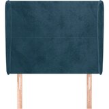  Uzglavlje s ušima tamnoplavo 103x23x118/128 cm baršunasto | shoptok.hr