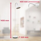 Stojeća lampa 1xE27/25W/230V bela | Eponuda.com