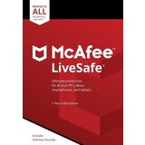 MCAFEE LiveSafe 2020 - 10 Devices 1 Year Key GLOBAL | Eponuda.com