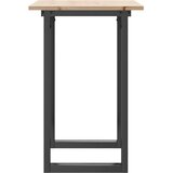  Blagovaonski stol O-oblika 80x50x75 cm od borovine i čelik | shoptok.hr