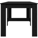  Blagovaonski stol 240 x 85 x 75 cm Konstruirano drvo Crni hrast | shoptok.hr
