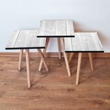 Hanah home 3Shp364 - White White Nesting Table (3 Pieces) | ePonuda.com