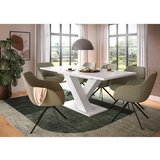 MID.YOU Raztegljiva Miza Marlon, Bela, 150-190x90cm | Shoptok.si
