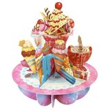 Santoro Pirouettes - Čestitka 3D - Pirouettes, Ice Cream Sundaes | Eponuda.com