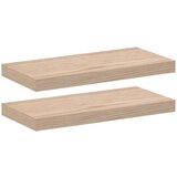vidaXL Viseče police 2 kosa 50x23,5x4 cm inženirski les | Shoptok.si