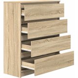  Komoda boja hrasta sonome 80x35x99 cm konstruirano drvo | shoptok.hr
