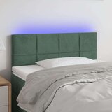  Posteljno vzglavje temno zeleno 80x5x78/88 cm žamet, (20932294) | Shoptok.si