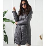 Pri Long elegant women's winter coat insulated delicate sheen REGINA | Shoptok.si