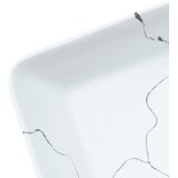 Nadgradni umivaonik bijeli pravokutni 46x35,5x13 cm keramički | shoptok.hr
