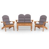  4-dijelna vrtna garnitura Adirondack od masivnog drva bagrema | Eponuda.com
