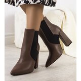 Gemre Brown heeled jodhpur boots Hamilta | Shoptok.si