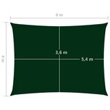vidaXL Senčno jadro oksford blago pravokotno 4x6 m temno zeleno, (20965308) | Shoptok.si