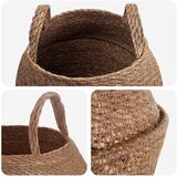  Saksija za biljke s ručkama 2 pcs Prirodna Ø 32 x 32 cm | shoptok.hr
