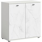 MID.YOU Komoda Stone, Bela, Imitacija Marmorja | Shoptok.si