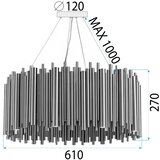 Toolight Zlatna stropna lampa APP1560-12CP | shoptok.hr