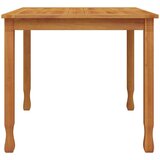  Vrtni blagovaonski stol 85 x 85 x 75 cm od masivne tikovine | shoptok.hr