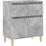  Komoda siva boja betona 60x35x70 cm od konstruiranog drva | shoptok.hr