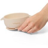 BabyOno Silikonska posuda s poklopcem, bež | Eponuda.com