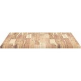 Stolna ploča 100x80x2 cm pravokutna od masivnog drva bagrema | shoptok.hr