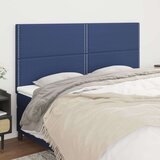  Uzglavlje 4 kom plavi 90x5x78/88 cm od tkanine | shoptok.hr