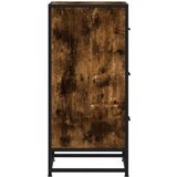  Komoda boja hrasta 35 5x35x76 cm konstruirano drvo i metal | shoptok.hr